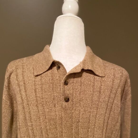 Geoffrey Beene Tan Pullover Sweater Size XL - Picture 3 of 11